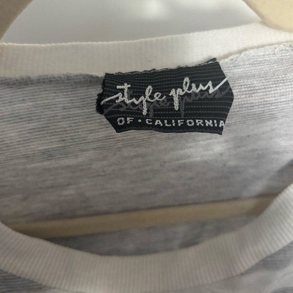 Vintage 80s/90s Slouchy Colorblock Striped Top (Oversized Fit) - Picture 4 of 4